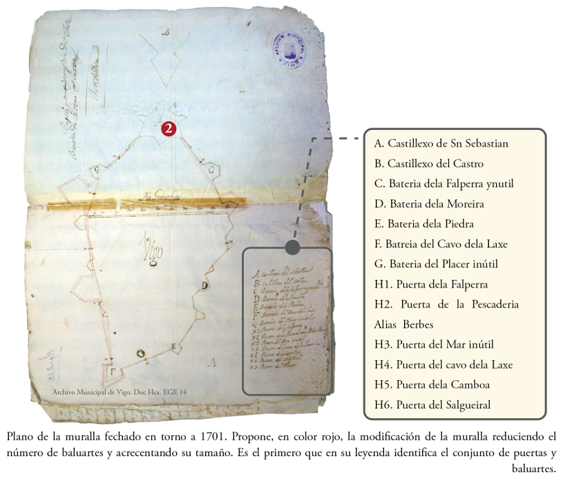 Descripción recogida en los libros parroquiales por Gregorio Servido, prior de Vigo, en 1589.